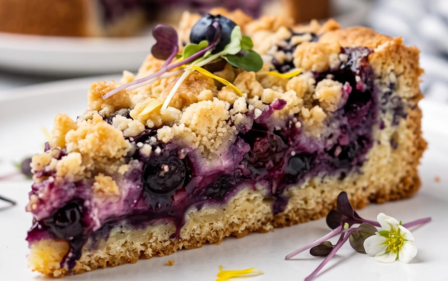 Heidelbeerkuchen mit Streusel