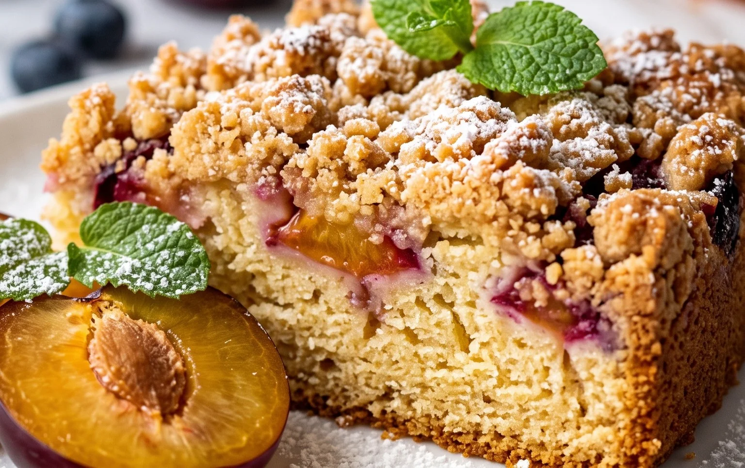 Saftiger Streuselkuchen mit Obst