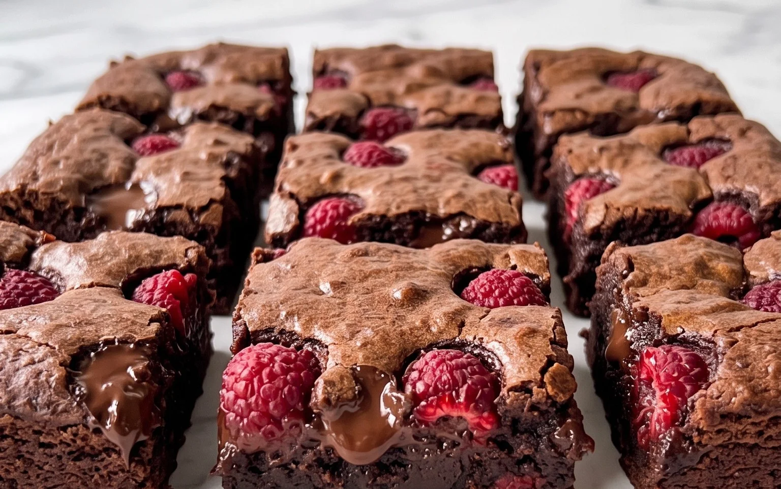 Vegane Himbeer-Schoko-Brownies: Saftig & einfach