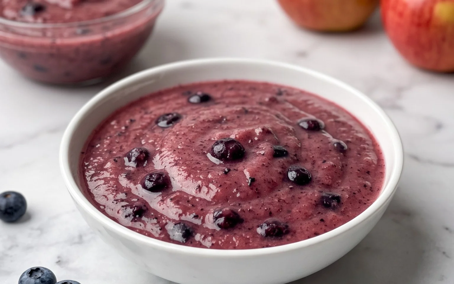 Blaubeer-Vanille-Apfelmus: Rezept für den Herbstklassiker