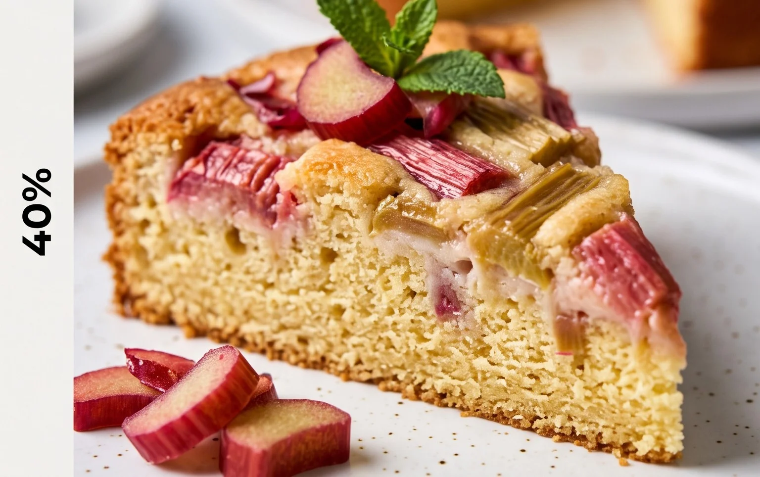 Endlich Rhabarbersaison: Unsere 3 besten Rhabarberkuchen Rezepte